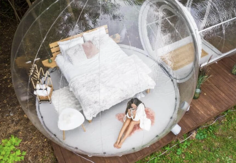 inflatable bubble tent