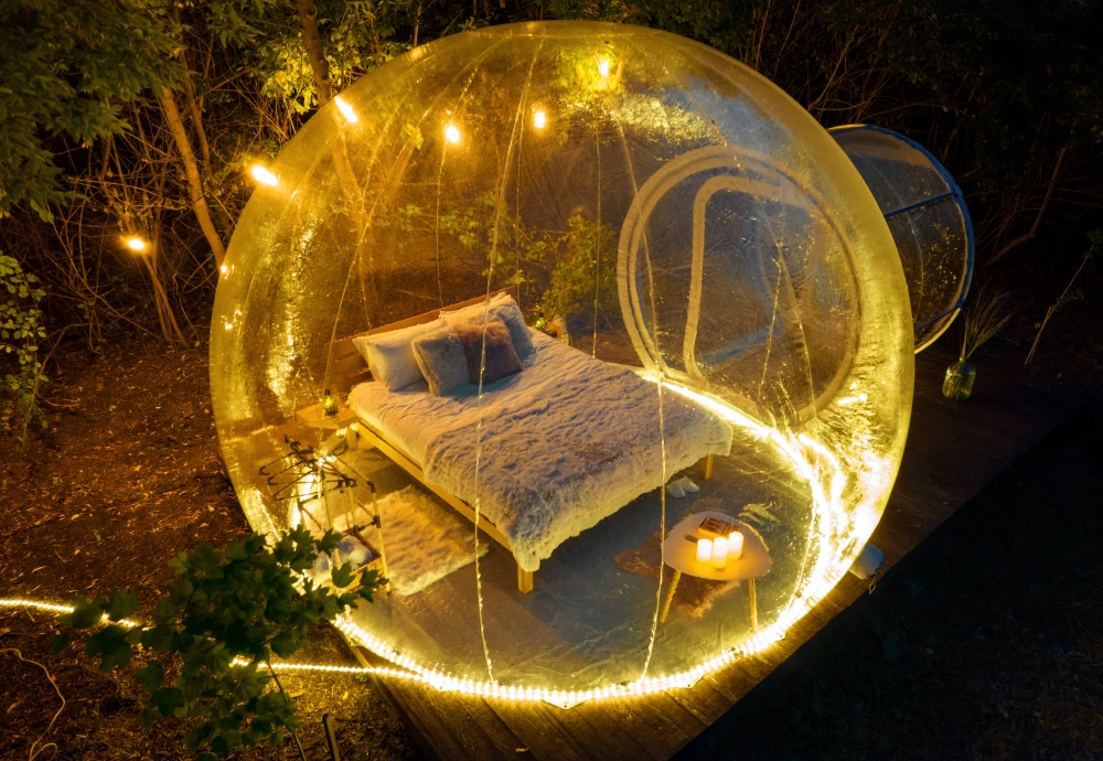 inflatable bubble tent